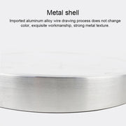 Smart Network Automatic Time Synchronization Wifi Wall Clock Modern Minimalist Silent Living Room Clock, Size:16 inch(Silver)