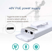2 PCS COMFAST E314n 300mbps Covers 5 Kilometers Wifi Base Station Wireless Bridge, Plug Type:EU Plug