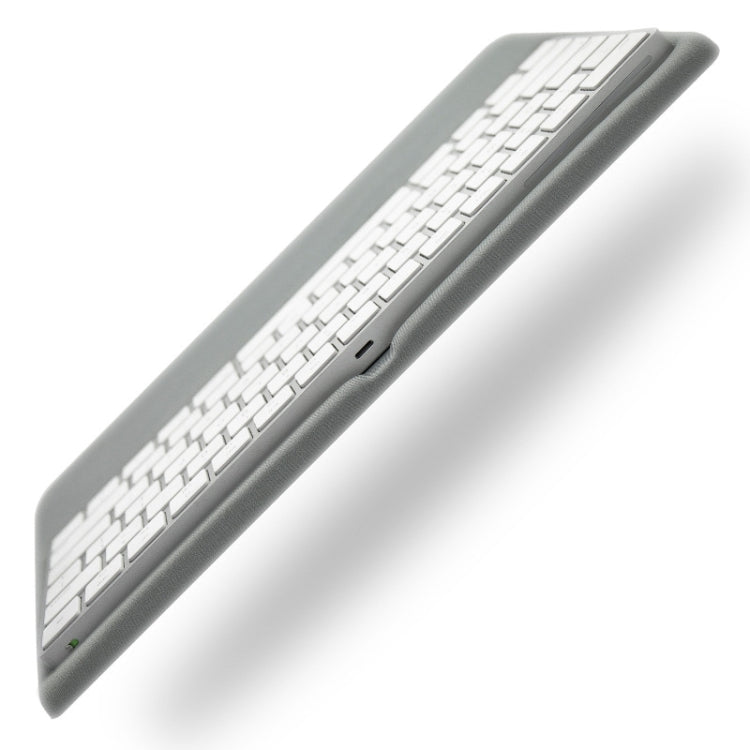Wireless Keyboard Support Memory Foam Silicone Wrist Pad Base for Apple Magic Keyboard 2, Size:S(Grey)