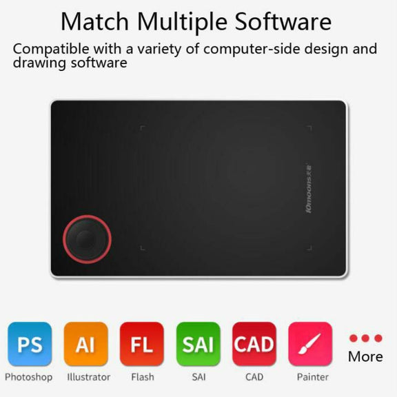10Moons G50 Magic Circle Digital Tablet Hand-Painted Board Drawing Board Online Lesson Writing Board