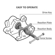 21 In 1 Positive And Negative Teeth Brake Group Disc Brake Pads Car Brake Adjuster Brake Cylinder Adjustment Tool