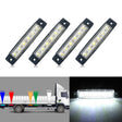 4 PCS 12V 6 SMD Auto Car Bus Truck Wagons External Side Marker Lights LED Trailer Indicator Light Rear Side Lamp(White) - free shipping - PMC TechLife - Order now!