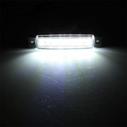 4 PCS 12V 6 SMD Auto Car Bus Truck Wagons External Side Marker Lights LED Trailer Indicator Light Rear Side Lamp(White)