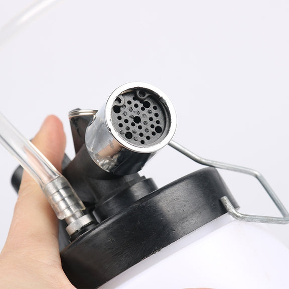 Pneumatic Brake Fluid Changer Automobile Brake Fluid Replacement Joint Filler Emptying Tool Brake Fluid Change Tool, Style:Single Pot