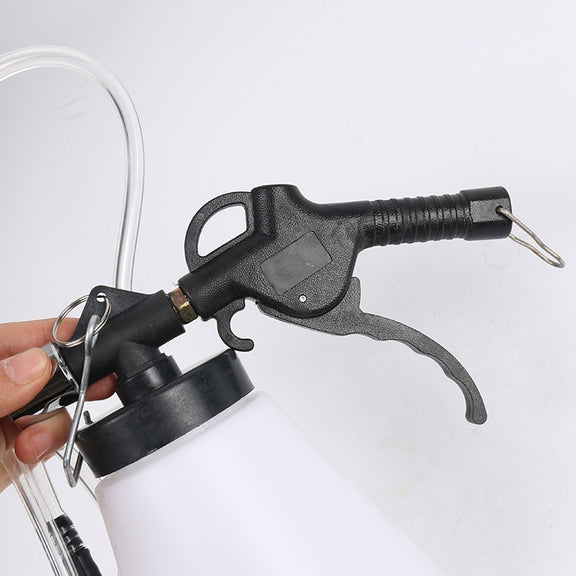 Pneumatic Brake Fluid Changer Automobile Brake Fluid Replacement Joint Filler Emptying Tool Brake Fluid Change Tool, Style:Double Pot