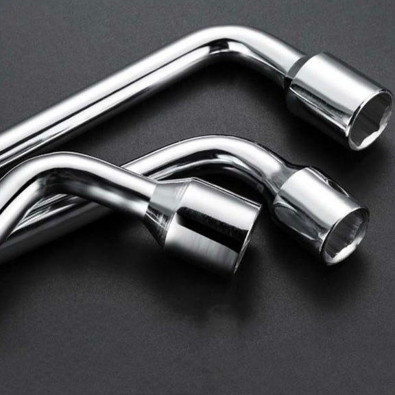 L-Type Car Tire Removal Tool Tire Wrench Socket Wrench, Specification: 19mm