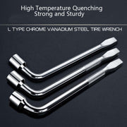 L-Type Car Tire Removal Tool Tire Wrench Socket Wrench, Specification: 19mm
