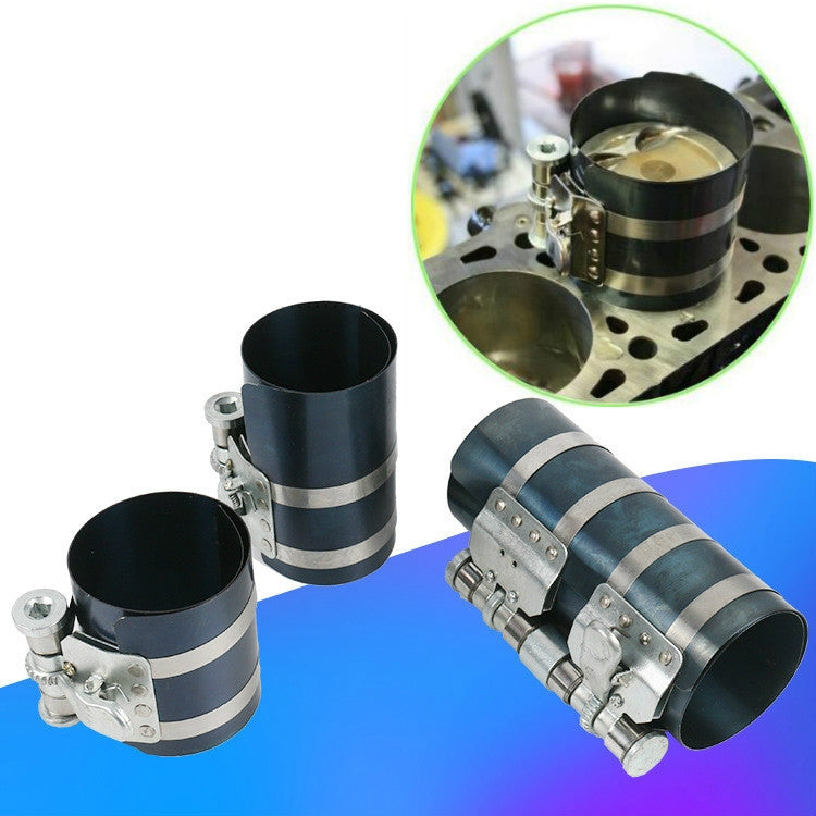 2 PCS Piston Ring Compressor Shrinker Piston Ring Installation Tool Engine Repair Tool, Specification: 6 inch