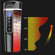 450ml Car Heating Water Bottle Thermos Mug Car Truck Universal Boiling Water Cup, Style:Car Models(White)