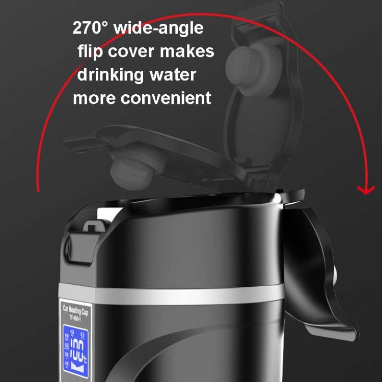450ml Car Heating Water Bottle Thermos Mug Car Truck Universal Boiling Water Cup, Style:Car Models(White)