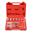 17 In 1 Small Aluminum Alloy Bearing Disassembly Tool Bearing Installation Extractor(Red) - Hand Tool Sets by PMC TechLife | Online Shopping South Africa | PMC TechLife | Buy Now Pay Later Mobicred