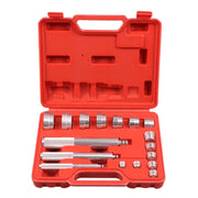 17 In 1 Small Aluminum Alloy Bearing Disassembly Tool Bearing Installation Extractor(Red)