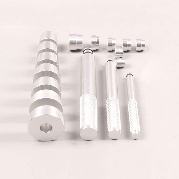 17 In 1 Small Aluminum Alloy Bearing Disassembly Tool Bearing Installation Extractor(Blue)