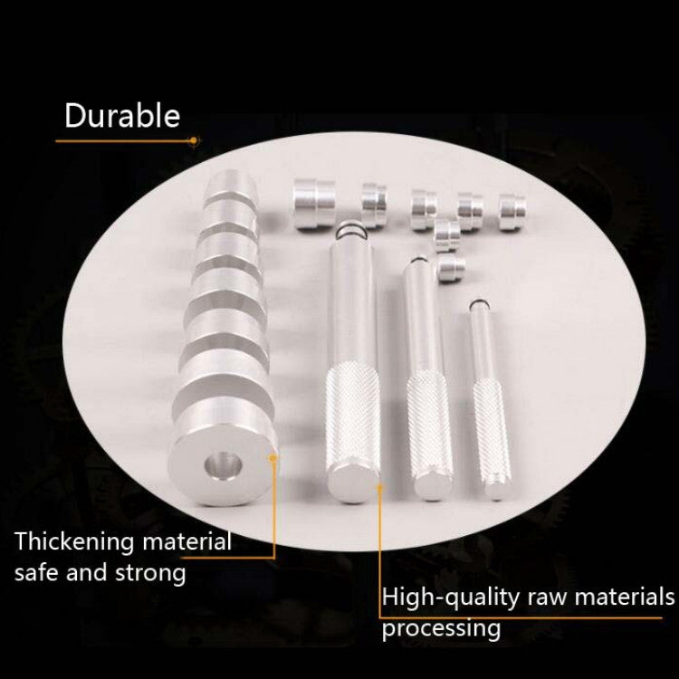 17 In 1 Small Aluminum Alloy Bearing Disassembly Tool Bearing Installation Extractor(Blue)