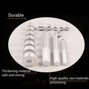 17 In 1 Small Aluminum Alloy Bearing Disassembly Tool Bearing Installation Extractor(Blue)