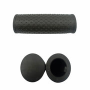 A Pair For Xiaomi Electric Scooter Silicone Car Handles Replace Non-slip Car Handles, Size:One Size(Black)