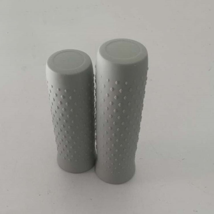 A Pair For Xiaomi Electric Scooter Silicone Car Handles Replace Non-slip Car Handles, Size:One Size(Black)