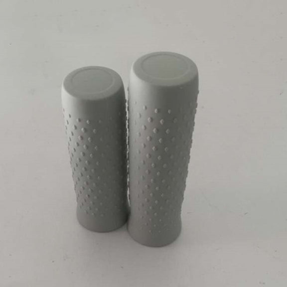 A Pair For Xiaomi Electric Scooter Silicone Car Handles Replace Non-slip Car Handles, Size:One Size(Black)