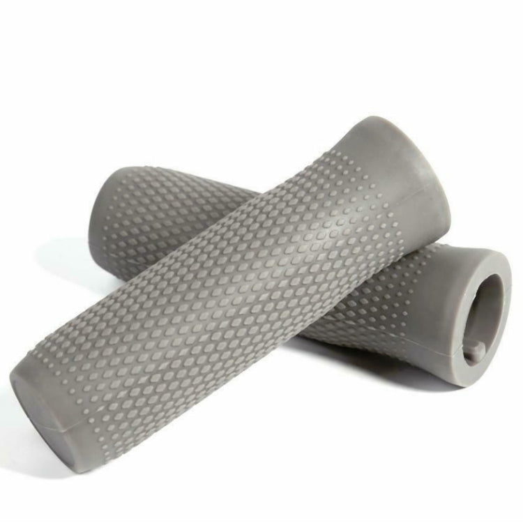 A Pair For Xiaomi Electric Scooter Silicone Car Handles Replace Non-slip Car Handles, Size:One Size(Light Grey)