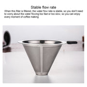 Hand Coffee Pot High Temperature Resistant 400ml Glass Coffee Pot, Style:Pot With Strainer