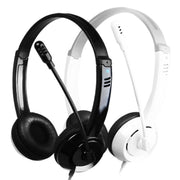 DANYIN DT326 Head-mounted Desktop Computer Children Learning Wire Headset with Microphone, Cable Length:1.8m, Style:USB(White)