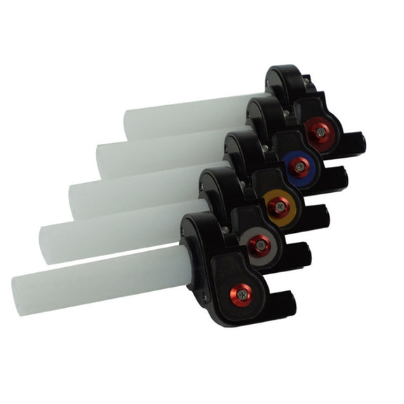Motorcycle Modification Can See Through Bearing Color Roller Oiler Seat Big Screw Oil(Blue)
