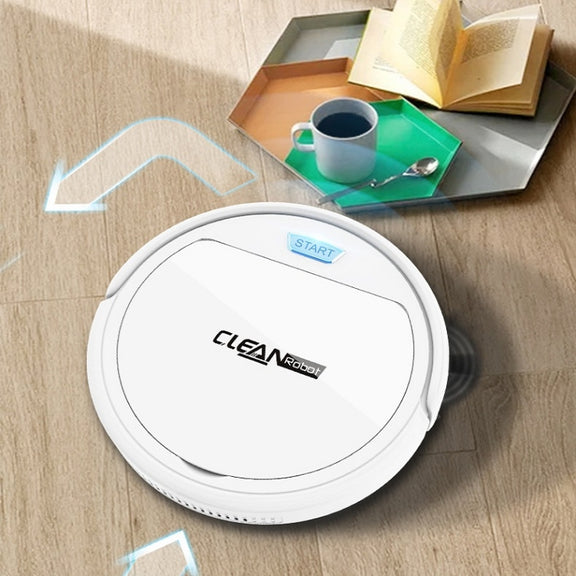 Household Intelligent Automatic Sweeping Robot, Specification:Upgrade Four Motors(White)