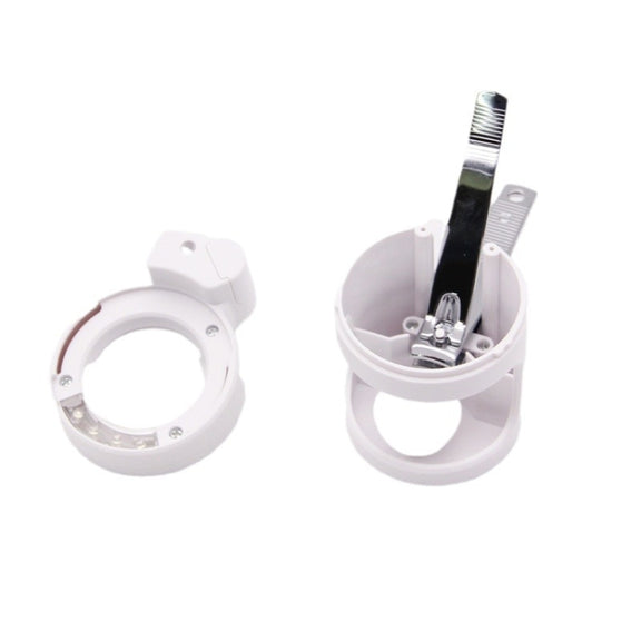 Detachable With LED Light HD 3.5 Times Old Man Nail Clippers Magnifying Glass