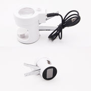 Detachable With LED Light HD 3.5 Times Old Man Nail Clippers Magnifying Glass