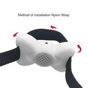 Automatic Voice Control Bark Arrester Collar Pet Supplies Trainer(White)
