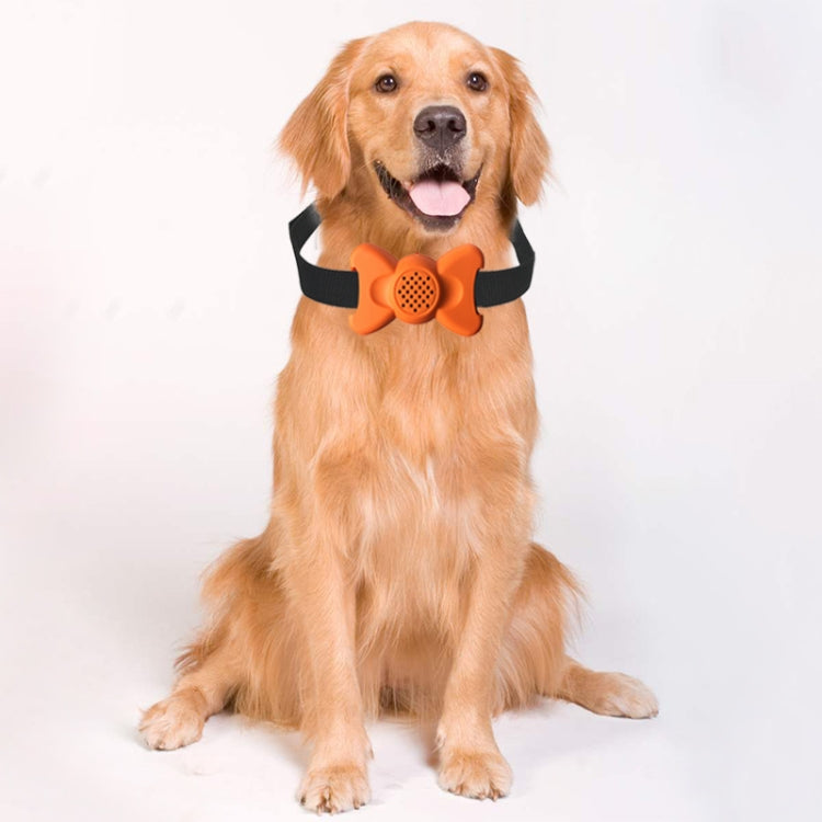 Automatic Voice Control Bark Arrester Collar Pet Supplies Trainer(Orange)