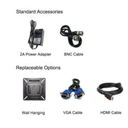 ZGYNK HB1303Q Embedded Industrial Capacitive Touch Display, US Plug, Size: 13.3 inch, Style:Resistor
