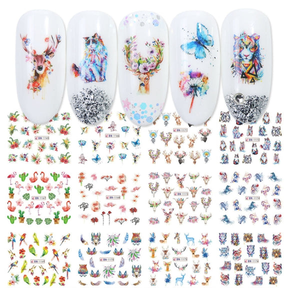 Nail Art Stickers Small Fresh Dream Catcher Stickers(BN1165-1176)