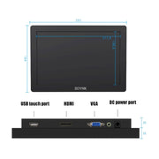 ZGYNK KQ101 HD Embedded Display Industrial Screen, Size: 10 inch, Style:Resistive