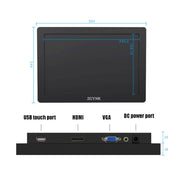 ZGYNK KQ101 HD Embedded Display Industrial Screen, Size: 15.6 inch, Style:Resistive