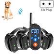 800m Remote Control Electric Shock Bark Stopper Vibration Warning Pet Supplies Electronic Waterproof Collar Dog Training Device, Style:556-3(EU Plug) - free shipping - PMC TechLife - Order now!