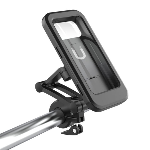 Motorcycle Rearview Mirror Mobile Phone Bracket Locomotive Mobile Phone Bracket Bicycle Handle Water-resistant Bracket