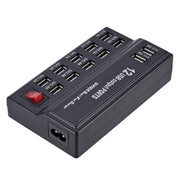 100-240V USB Interface Smart Fast Charge Digital Electronic Charger Multifunctional Charger, US Plug, Style:12 Ports