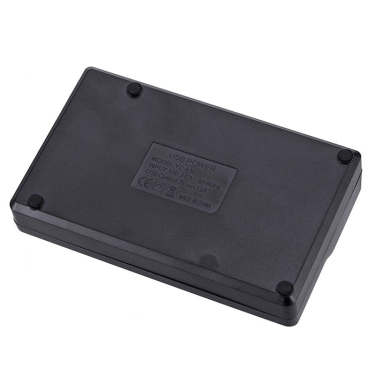 100-240V USB Interface Smart Fast Charge Digital Electronic Charger Multifunctional Charger, US Plug, Style:12 Ports
