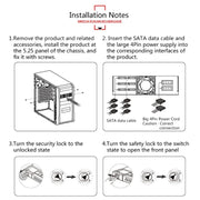 OImaster MR-6601 Six-Bay Optical Drive Hard Disk Box