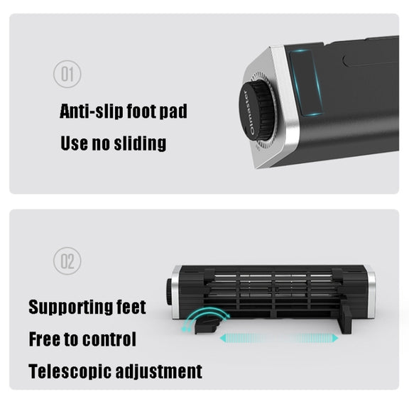 Olmaster Notebook High Air Volume Radiator USB Fan Bracket, Style:Round CF-1691