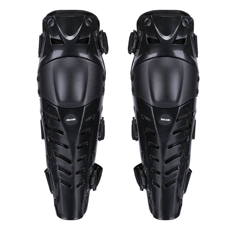 SULAITE Motocross Outdoor Sports Protective Gear Riding Windproof And Anti-Fall Activity Leggings Protector(Black)