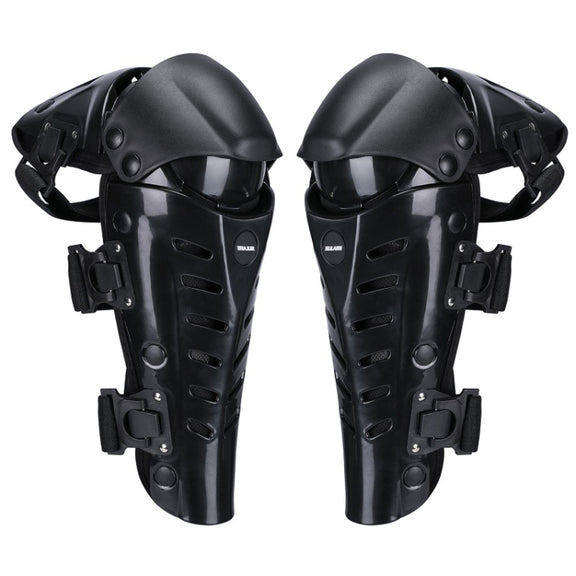 SULAITE Motocross Outdoor Sports Protective Gear Riding Windproof And Anti-Fall Activity Leggings Protector(Black)