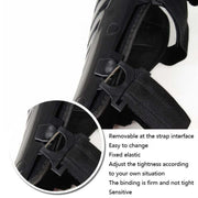 SULAITE Motocross Outdoor Sports Protective Gear Riding Windproof And Anti-Fall Activity Leggings Protector(Black)