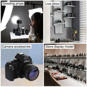 Non-Working Fake Dummy DSLR Camera Model DF Model Room Props Ornaments Display Photo Studio Camera Model Props, Color:Black(Without Hood)