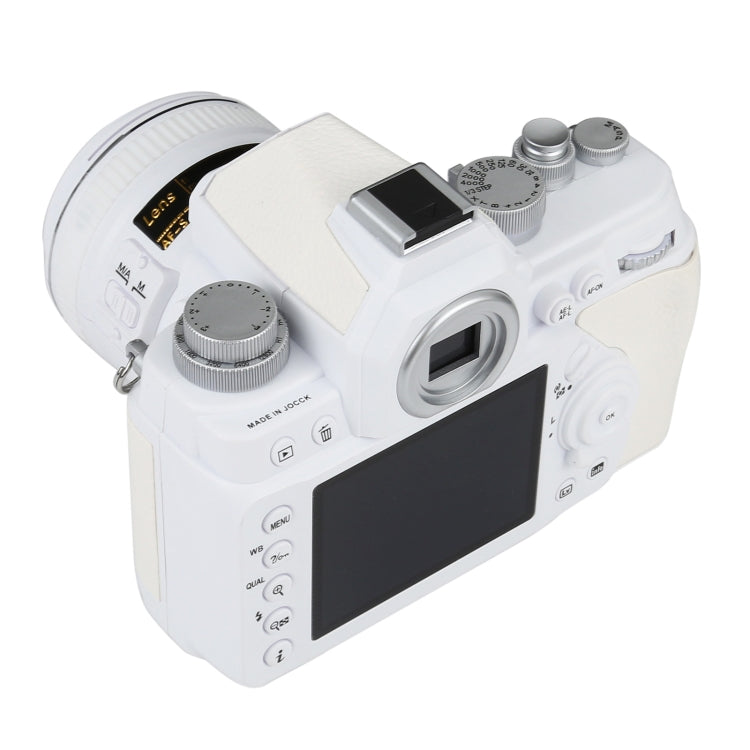 Non-Working Fake Dummy DSLR Camera Model DF Model Room Props Ornaments Display Photo Studio Camera Model Props, Color:White(Without Hood)