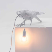 E12 LED Lucky Bird Wall Lamp Table Lamp For Bedroom, Style:Standing Table Lamp, Plug:US Plug(Black)