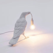 E12 LED Lucky Bird Wall Lamp Table Lamp For Bedroom, Style:Standing Table Lamp, Plug:US Plug(Black)