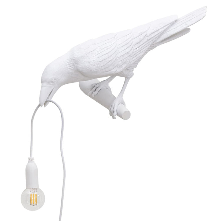 E12 LED Lucky Bird Wall Lamp Table Lamp For Bedroom, Style:Standing Table Lamp, Plug:US Plug(Black)