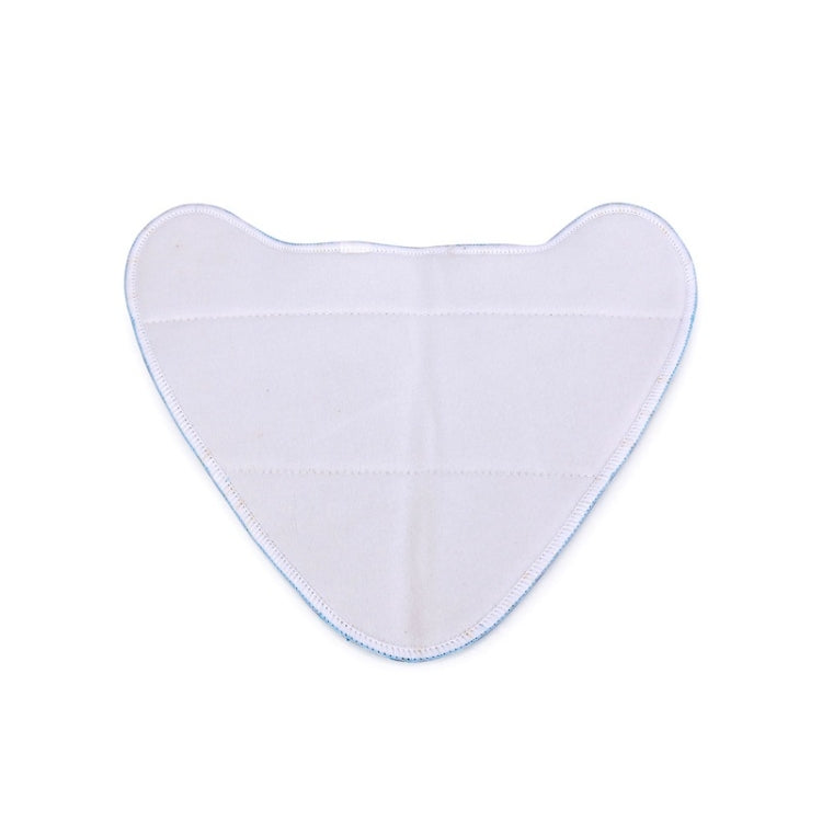 4 PCS Mop Cloth Cover Triangle Twisted Pigtail Mop Replacement Pad for VAX S85-CM(Blue)